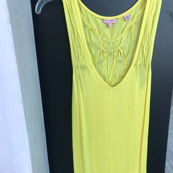 Ted Baker London Yellow Tank Top - Picture 1 of 9